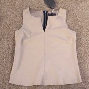 New with tags PJK fitted leather tank